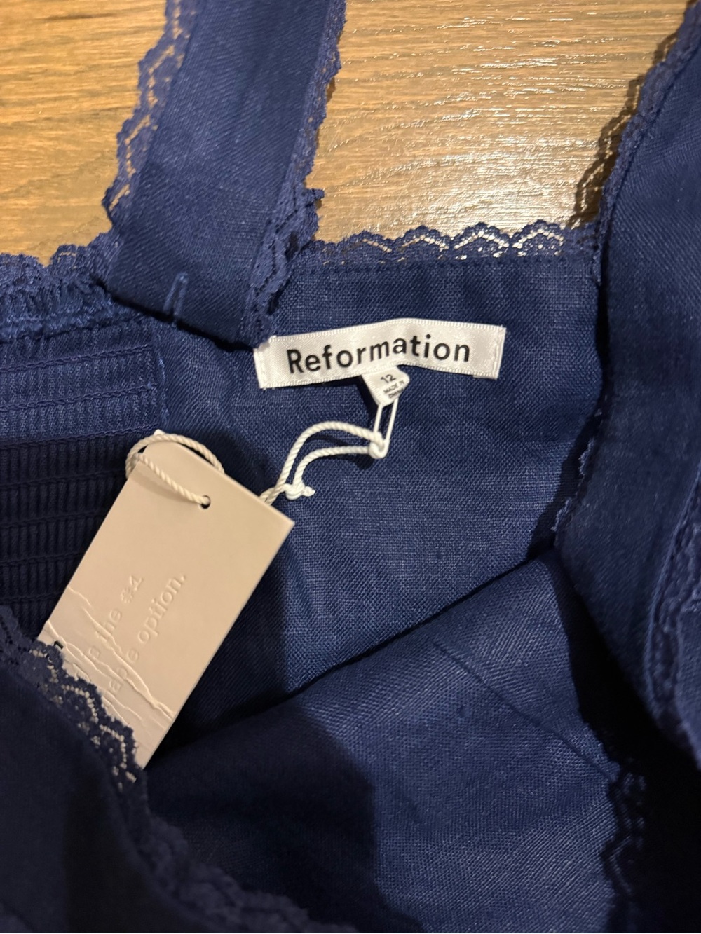 Reformation Rowen Linen Midi Dress - Picture 9 of 10